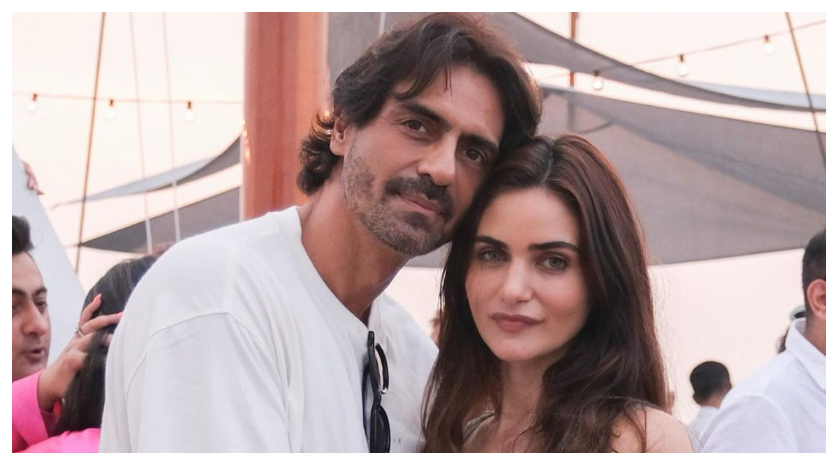 Arjun Rampal and Gabriella 