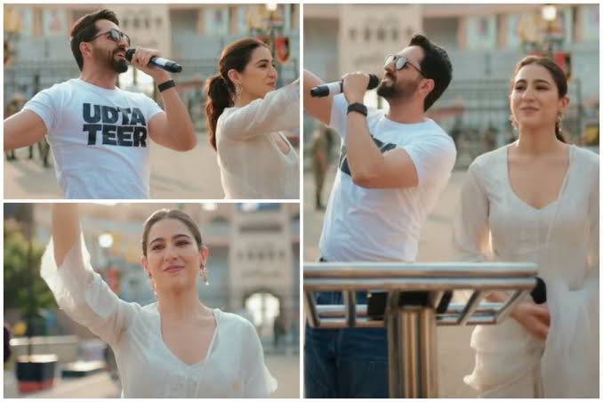 ayushmann khurrana sara ali khan wagah border 6ad9b55651018