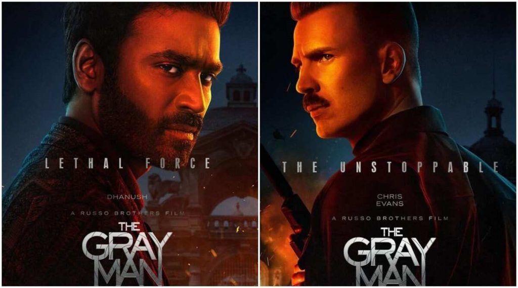 Dhanush Hollywood Movie The Gray Man Poster