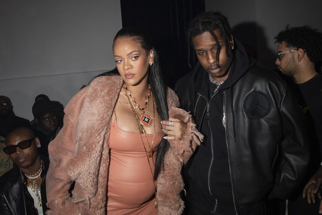 pop singer Rihanna and rocky