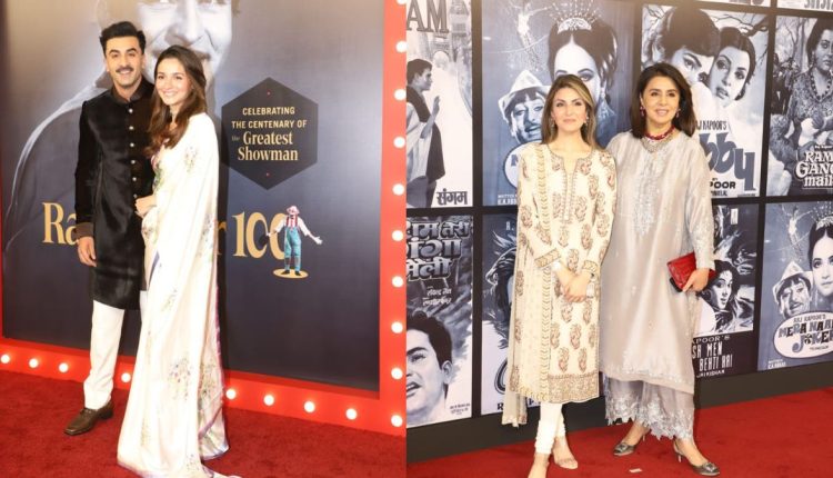 Alia Bhatt Holds Neetu Kapoor Hand in Emotional Moment, Remembers Rishi Kapoor at Raj Kapoor Film Festival