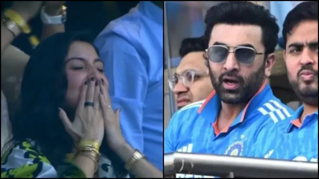 Anushka Sharma Flying Kiss To Virat Kohli, Ranbir Kapoor's Reaction ...