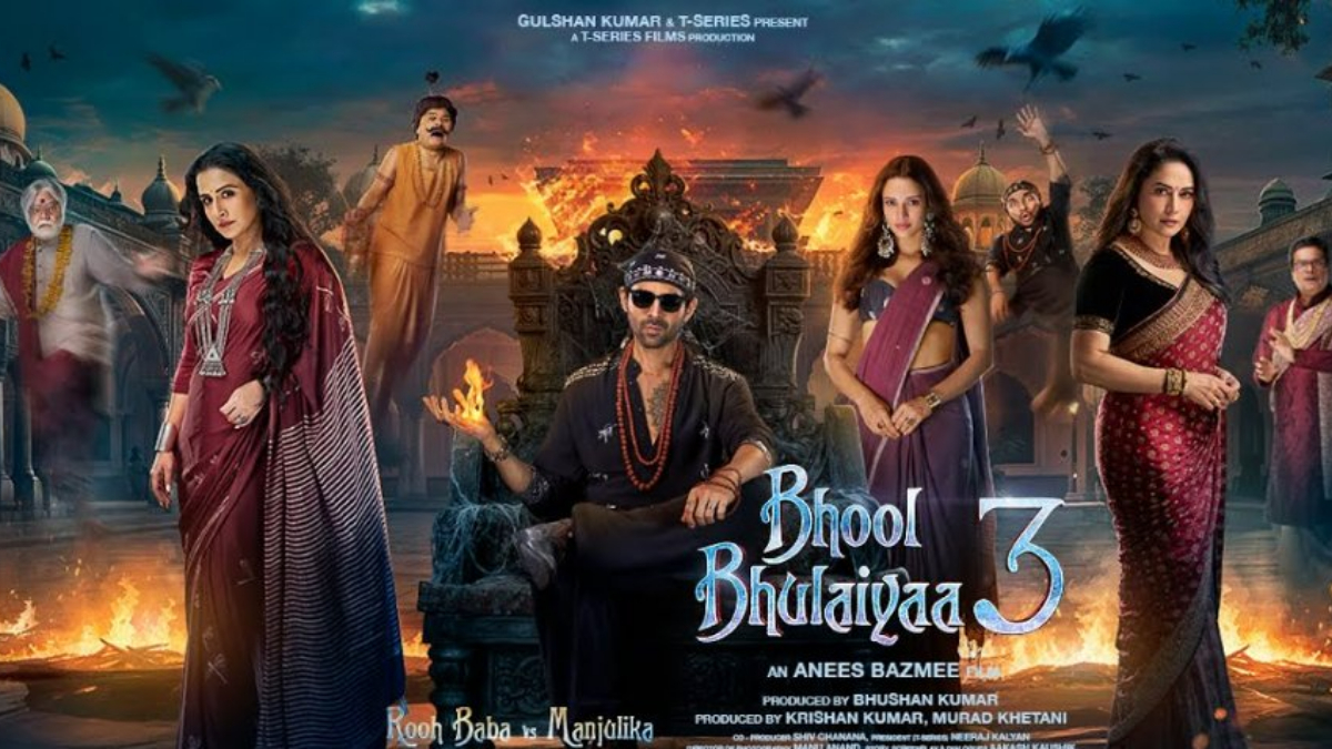 Bhool Bhulaiyaa 3 Vidya Balan's Hilarious Video, Kartik Aaryan in a 'Manjulika' Grip