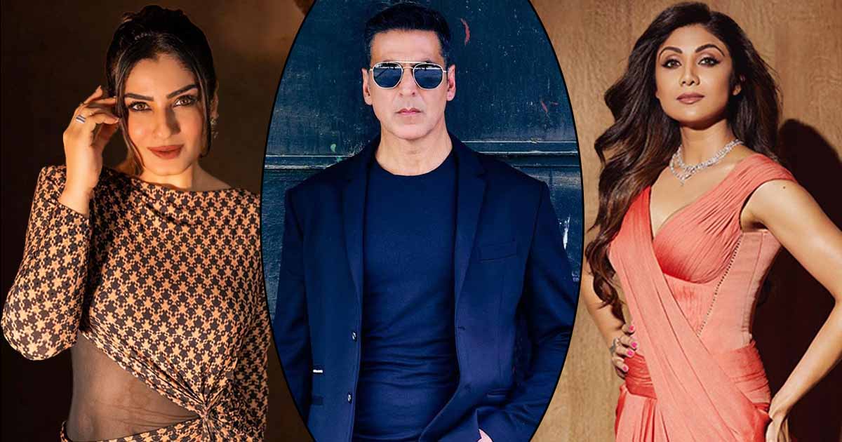 Bollywood News: Akshay Kumar Stays Silent as Raveena Tandon Compares Shilpa Shetty to 90s Malaika Arora