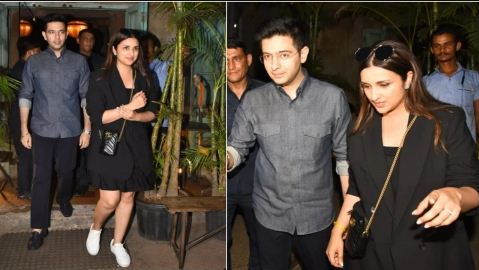 Bollywood News: Parineeti Chopra Sparks Engagement Rumors with Fancy Ring on Dinner Date with Raghav Chadha