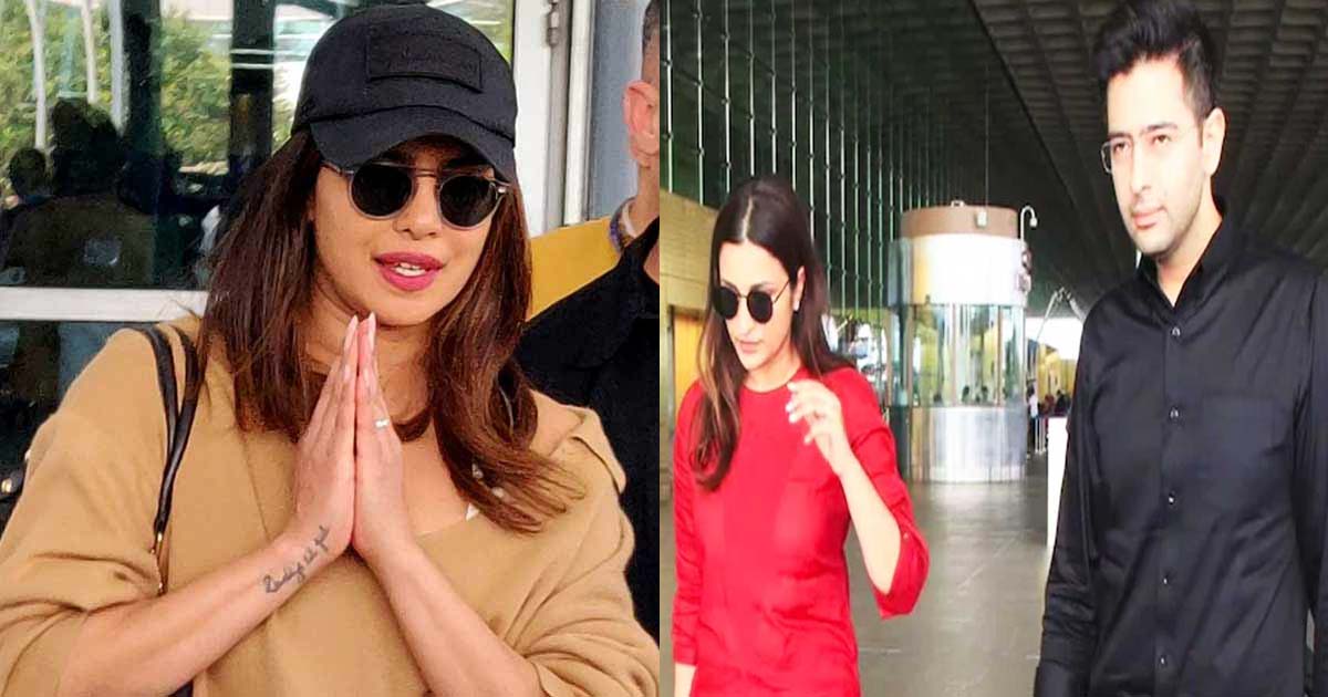 Bollywood News Priyanka Chopra Arrives in Delhi for Parineeti Chopra's Engagement