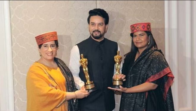 The Elephant Whisperer: Anurag Thakur praised the Oscar-winning team after meeting them.