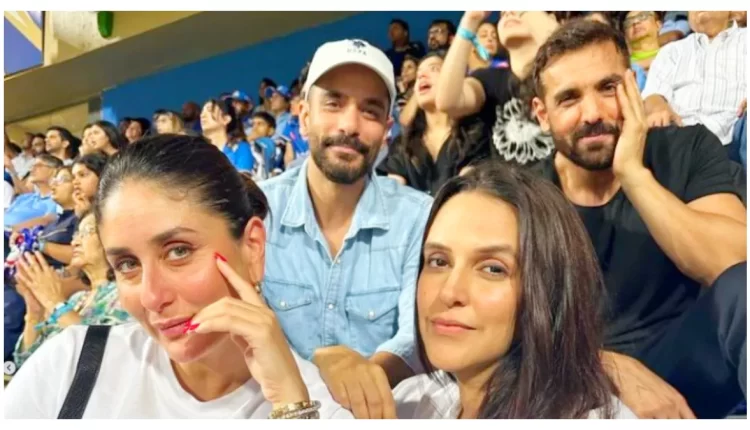 IPL 2024 Wraps Up Amidst Star-Studded Attendees and Unexpected Bonds: Kareena Kapoor, John Abraham, and Neha Dhupia Share Spotlight