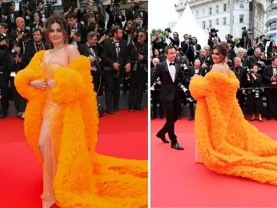 Indian Actress Deepti Sadhwani's Stunning Red Carpet Look at Cannes Film Festival 2024 Goes Viral