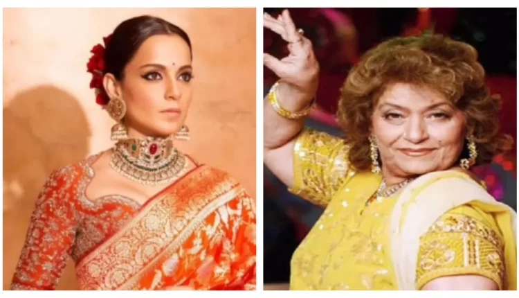Kangana Ranaut Exposes Exploitation in Bollywood, Calls Out Saroj Khan