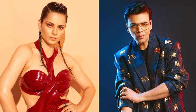 Kangana Ranaut Expresses Interest in Collaborating with Karan Johar