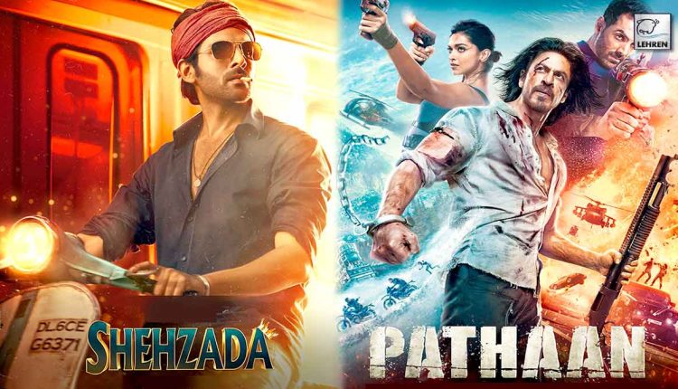 Kartik Aaryan movie Shehzada fares badly in front of Shah Rukh Khan's Pathan at the box office