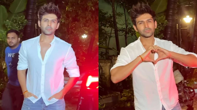 Kartik Aaryan Stylish Casual Look Steals the Show at Satyaprem Ki Katha Special Screening