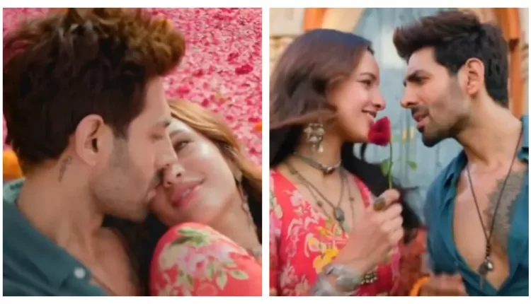 Kartik Aaryan and Triptii Dimri Sizzling Chemistry in the New Song from Bhool Bhulaiyaa 3