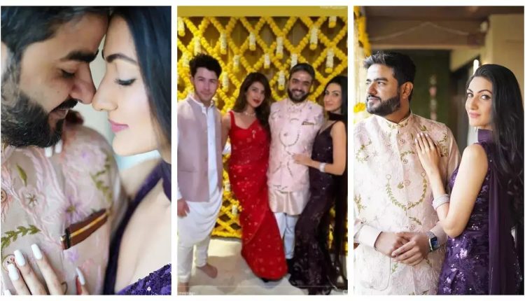 Priyanka Chopra Attends Brother's Engagement in India with Husband Nick Jonas