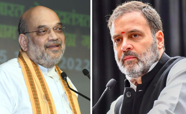 Rahul Gandhi Critiques Amit Shah's Comments on Nehru. Bollywood Mascot