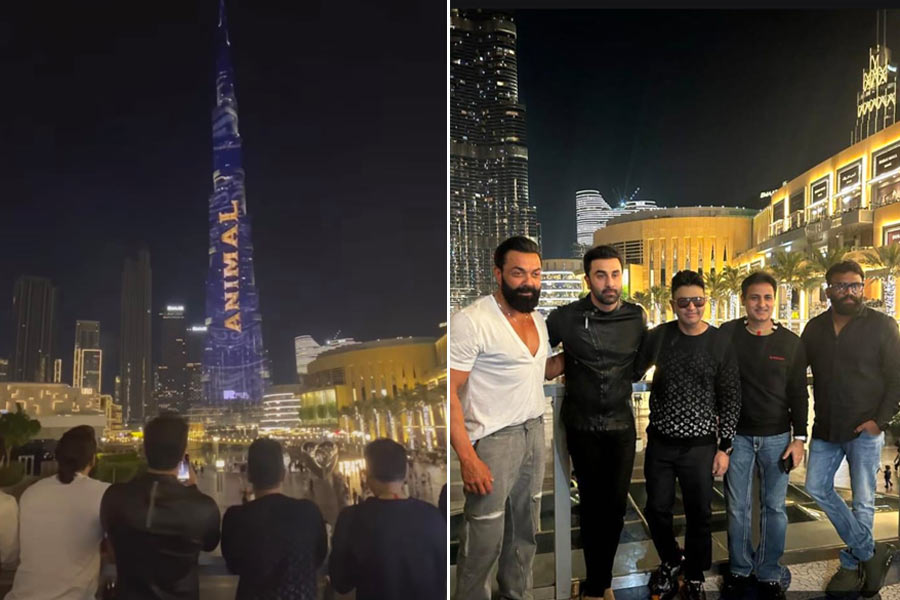 Ranbir Kapoor Movie Animal Teaser Makes a Towering Debut on Burj Khalifa Ahead of Release