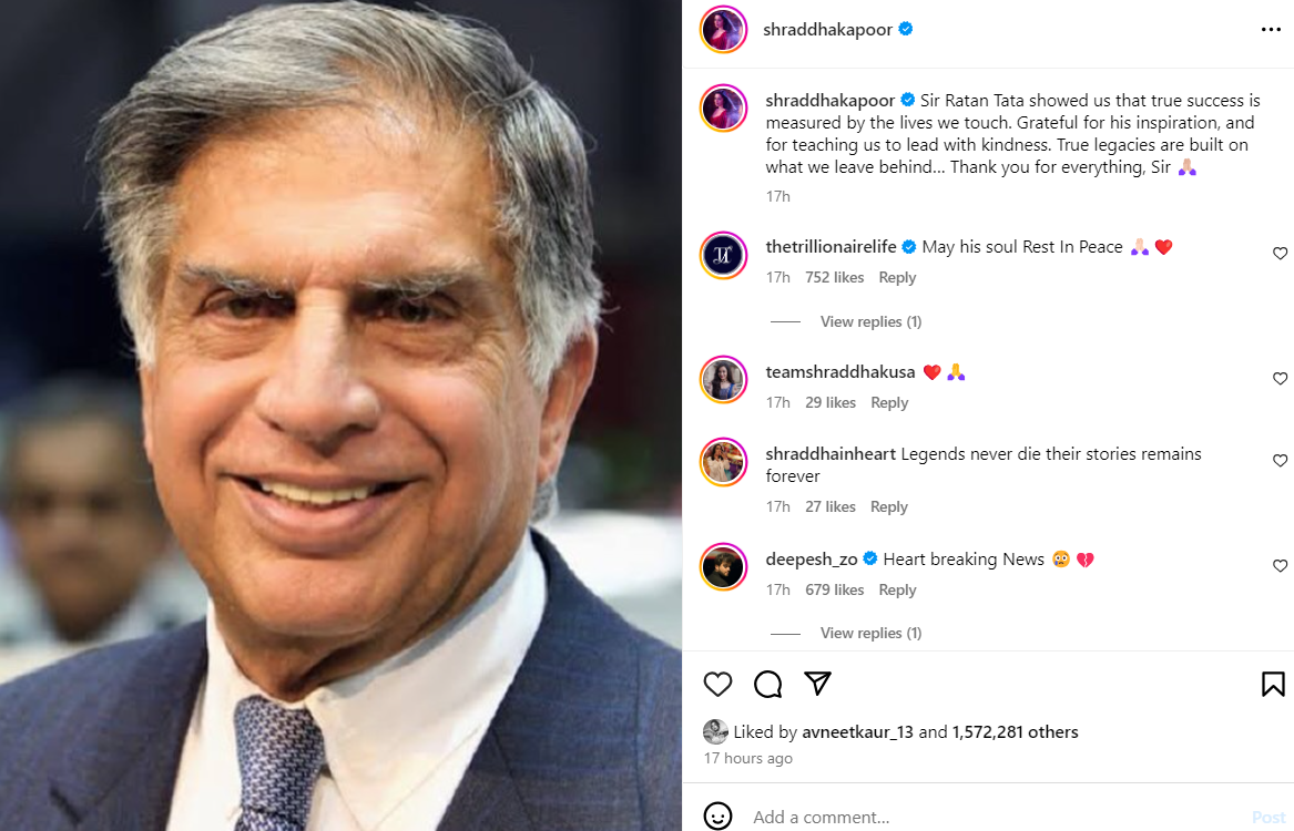 Ratan Tata Passes Away Rajinikanth and Celebrities Pay Tribute to the Iconic Business Tycoon