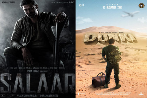 Box Office Clash: Prabhas' 'Salaar' Takes an Early Lead Over Shah Rukh Khan's 'Dunki' in Advance Booking