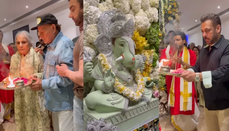 Salman Khan Warm Family Aarti Marks Ganesh Chaturthi with Devotion and Unity