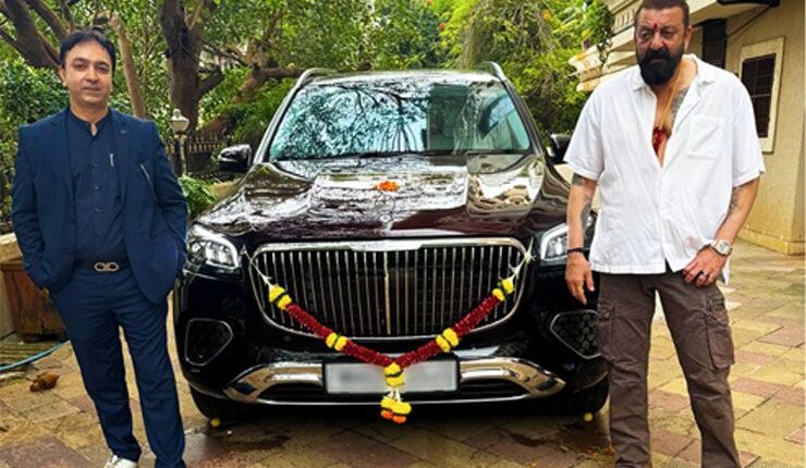 Sanjay Dutt Ushers Ganesh Chaturthi in Style with a Majestic Mercedes-Maybach SUV