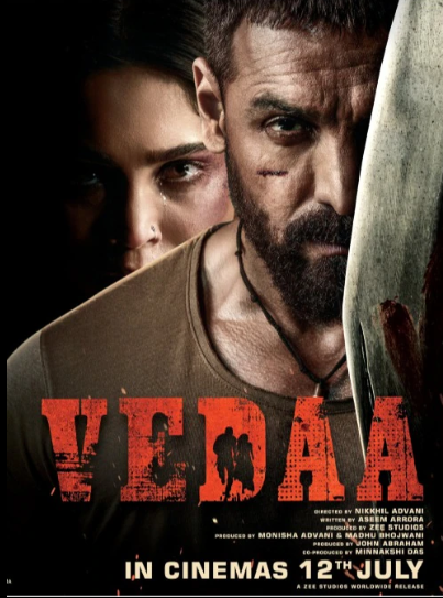 John Abraham's Upcoming Film "Vedaa", First Poster, Release Date, and More