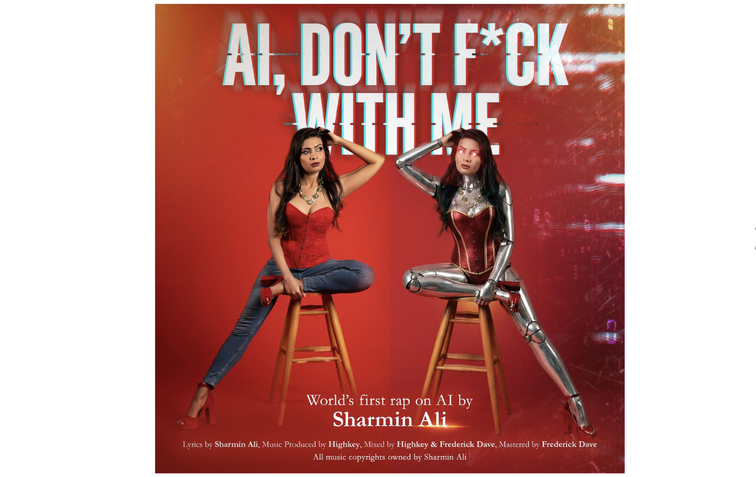 Indian entrepreneur Sharmin Ali has entered the global music scene with her debut rap track, “AI Don’t F**K With Me.” A three-time founder who has raised over $200 million and created 10,000+ jobs, she now brings her disruptive mindset into music.