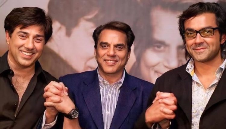 Sunny Deol Bobby Deol Dharmendra Image Bollywood Mascot