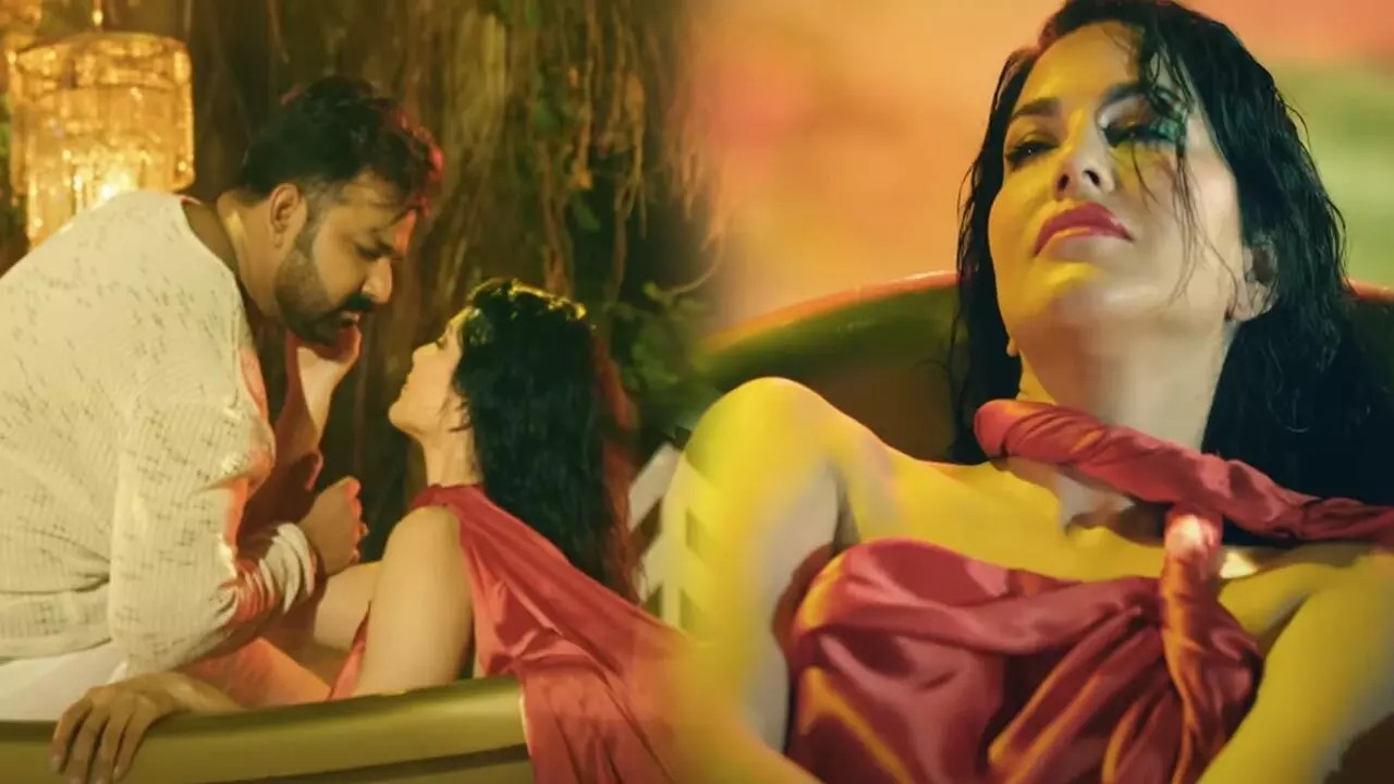 Sunny Leone and Pawan Singh Latest Song 'Teri Lal Chunariya' Creates a Frenzy Among Fans