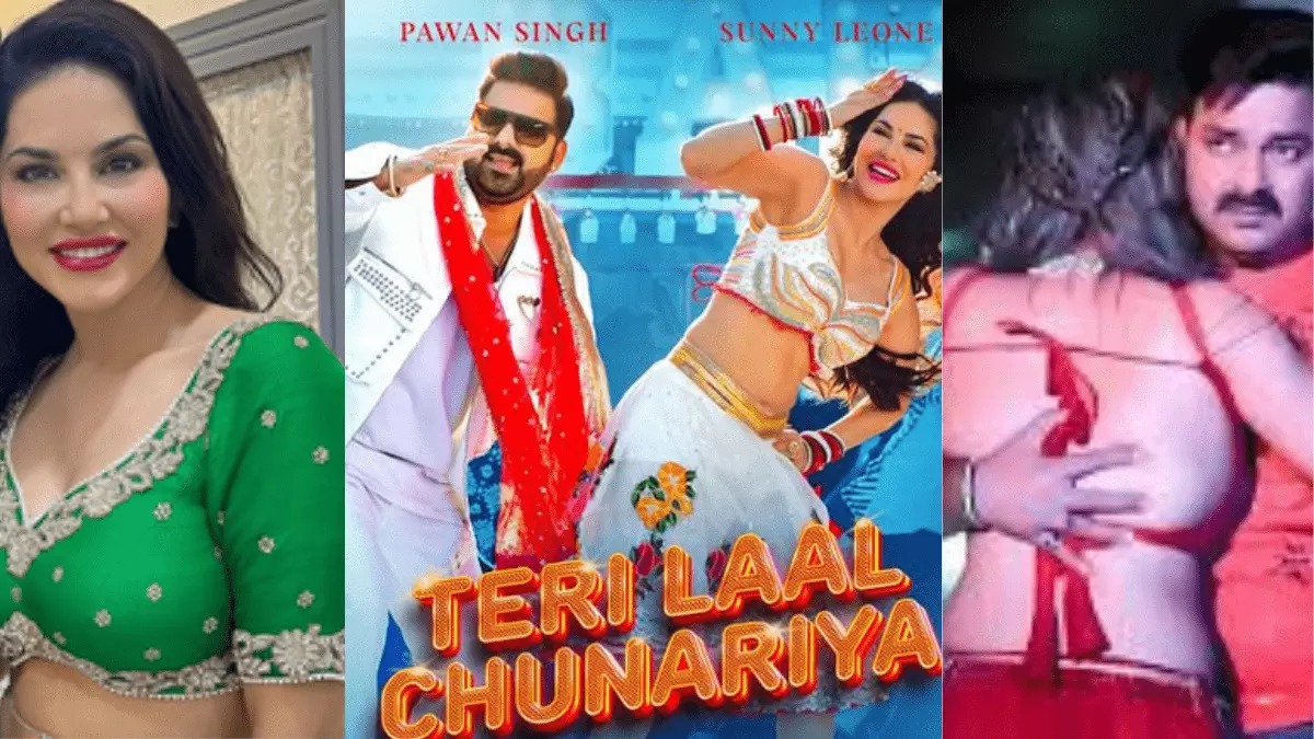 Sunny Leone and Pawan Singh Latest Song 'Teri Lal Chunariya' Creates a Frenzy Among Fans