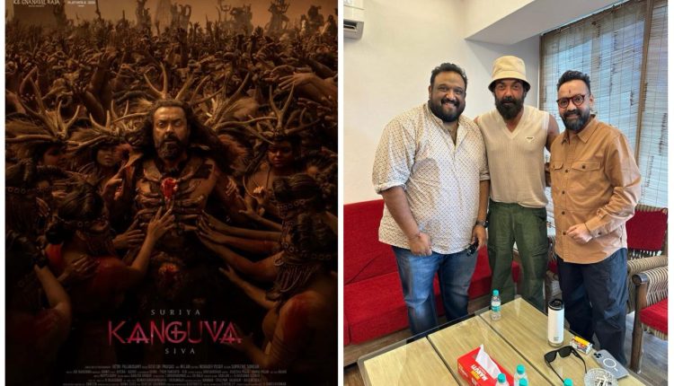 Kanguva Poster Vishal Saroye Bobby Deol