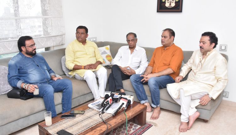 Film Laal Ayodhya was announced by Dushyan Pratap Singh in the presence of Pahlaj Nihalani