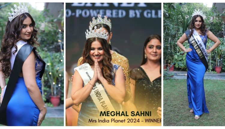 Meghal Sahni Gleamdiva Mrs India Planet 2024