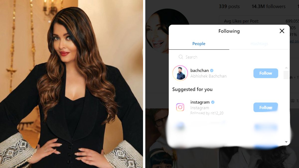 Aishwarya Rai Instagram Secret: The Only Person She Follows Will Surprise You!