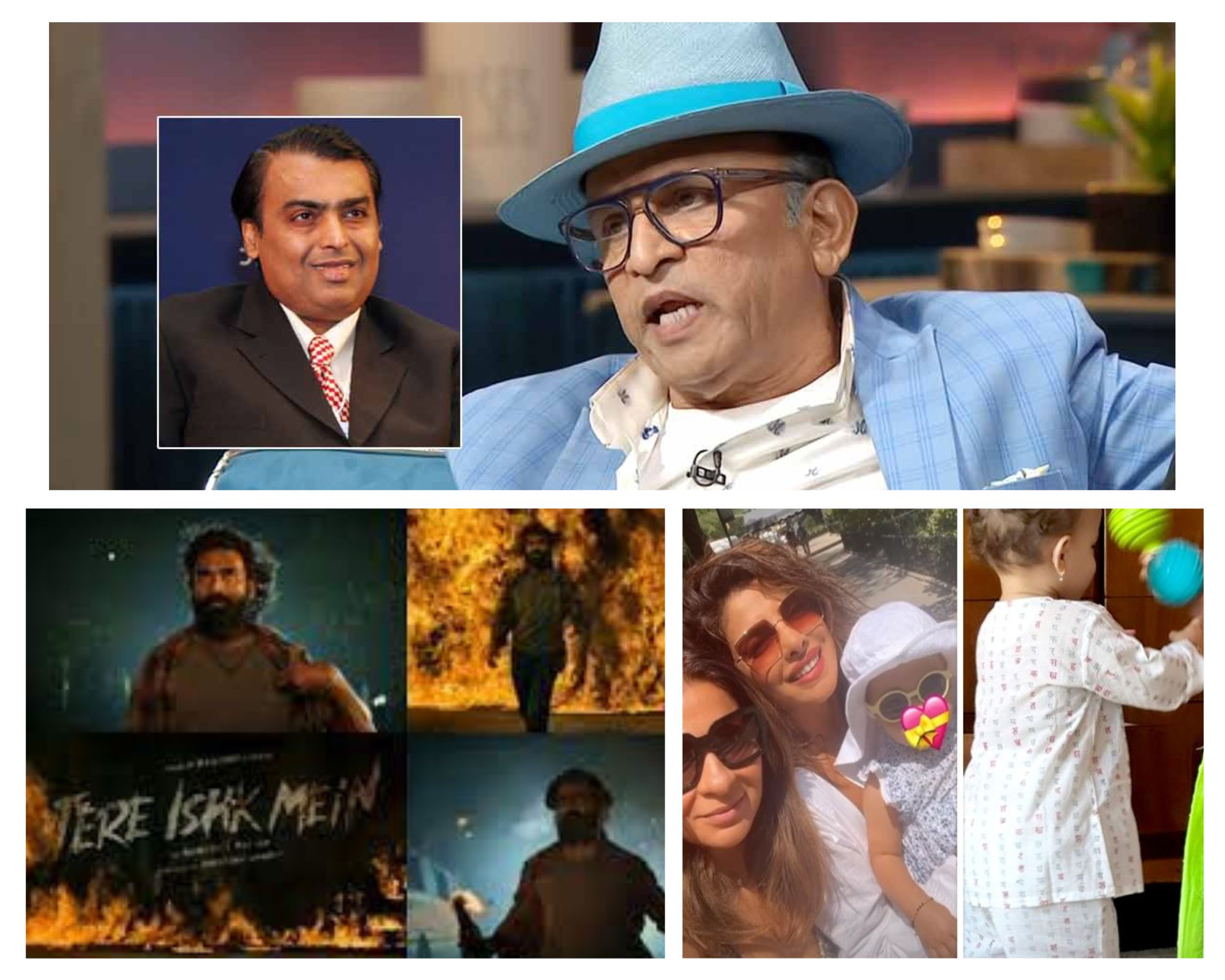 Bollywood News: Annu Kapoor's Bold Remark on Mukesh Ambani, Anand L. Rai's Exciting New Film, and Priyanka Chopra's Daughter's Adorable Moments