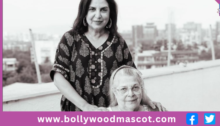 Farah Khan and her Mom Menaka Irani.