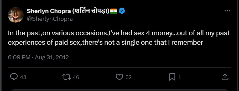 Sherlyn Chopra Shocking Revelation: S*x for Cash Before Bollywood Fame